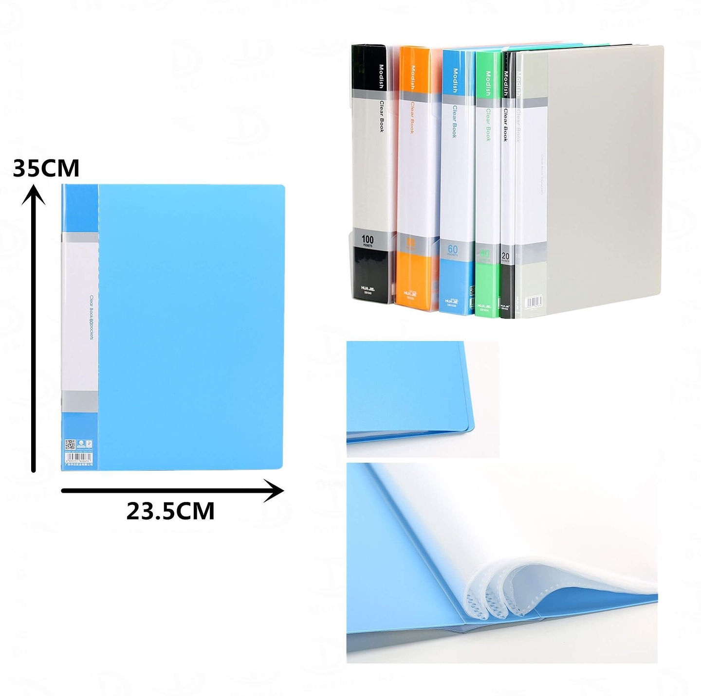 Carpeta 20 Fundas Colores Surtidos Dingli 1