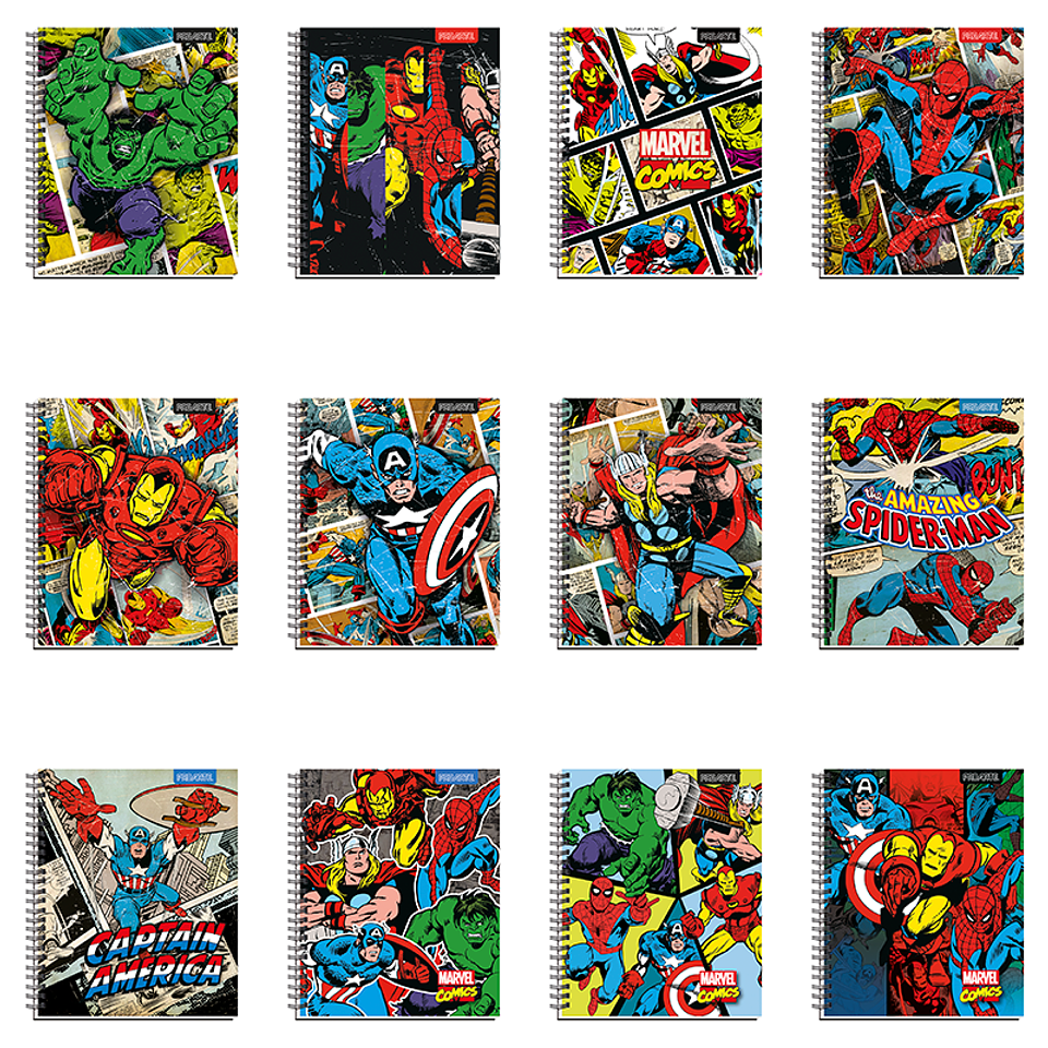 Cuaderno Universitario Marvel Comics 100hjs 7mm Proarte 1
