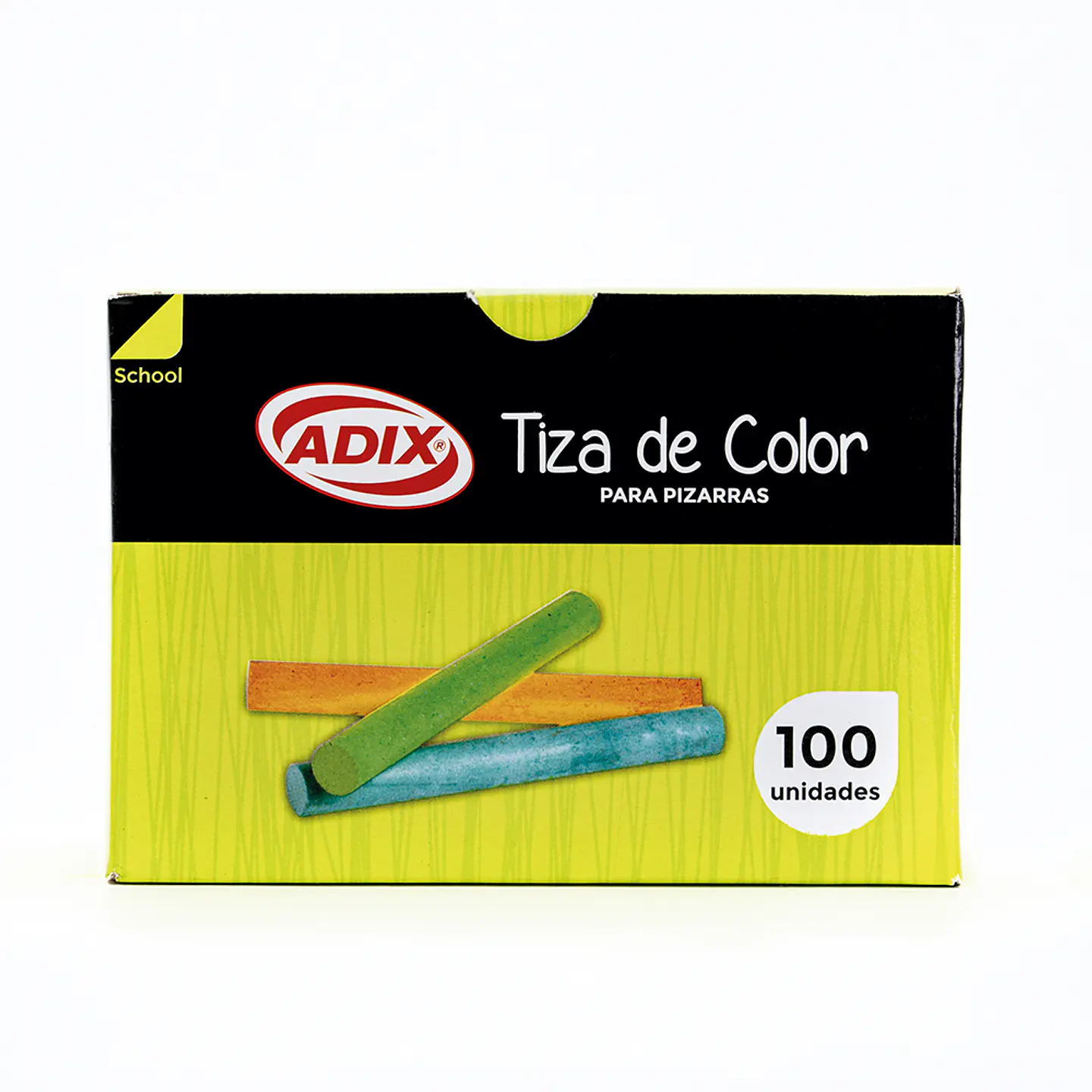 Tiza Colores Surtidos 100uni Adix 1