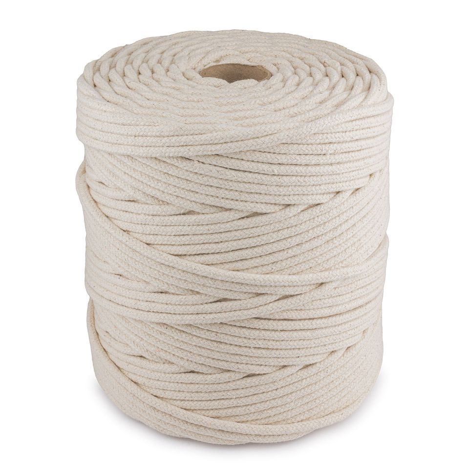 Cordon de Algodon Trenzado 6mm 1