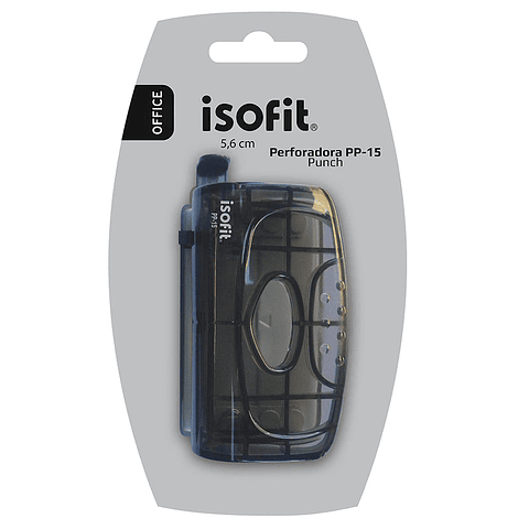 Blister Perforadora PP-15 Negra Isofit