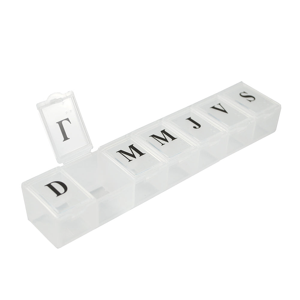 Pastillero 1 Tomas Semanal Colores Surtidos 1