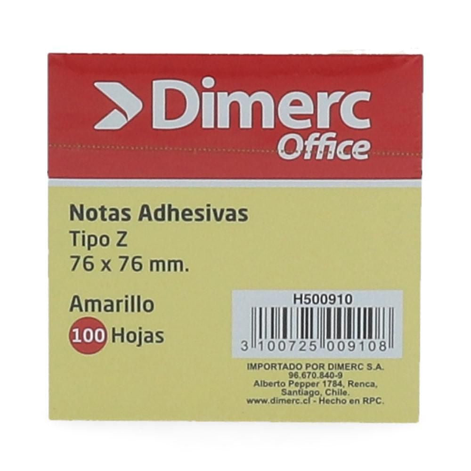 Nota Adhesiva Pop-Up Zr 330 Block 100Hjs Amarillo Dimerc 1