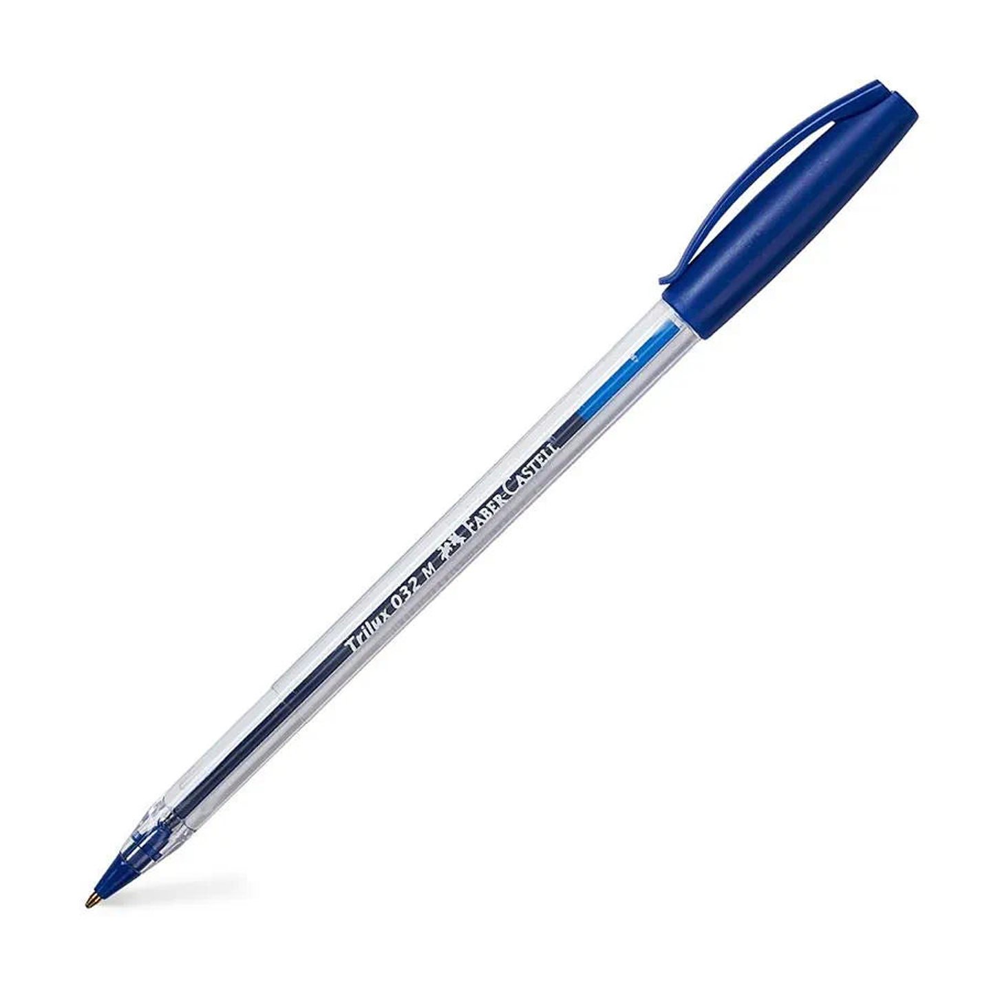 Bolígrafo Lápiz Pasta Trilux 032 M Azul Uni Faber Castell 1