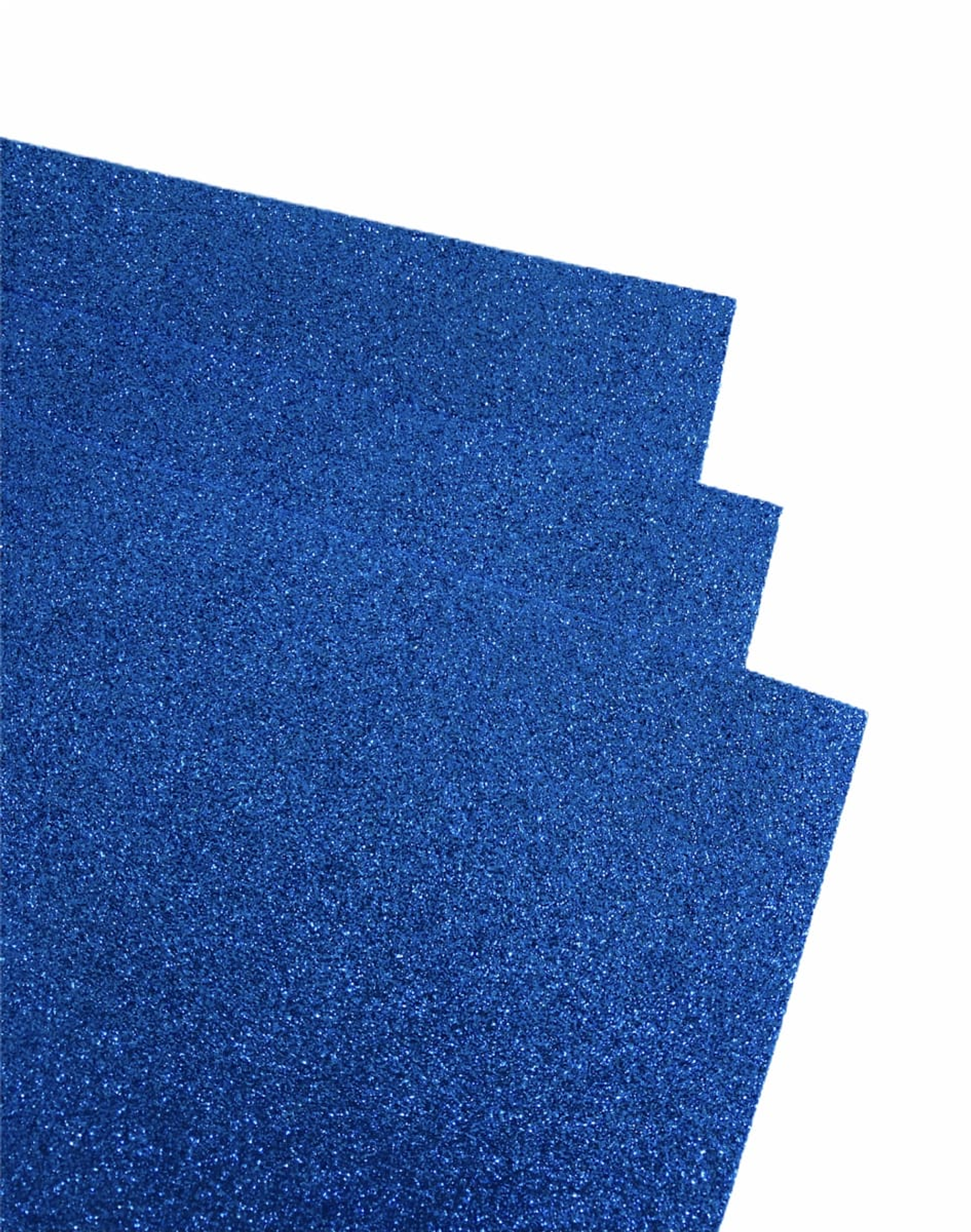 Pliego Goma Eva Glitter 40x60cm Color Azul Lago 1