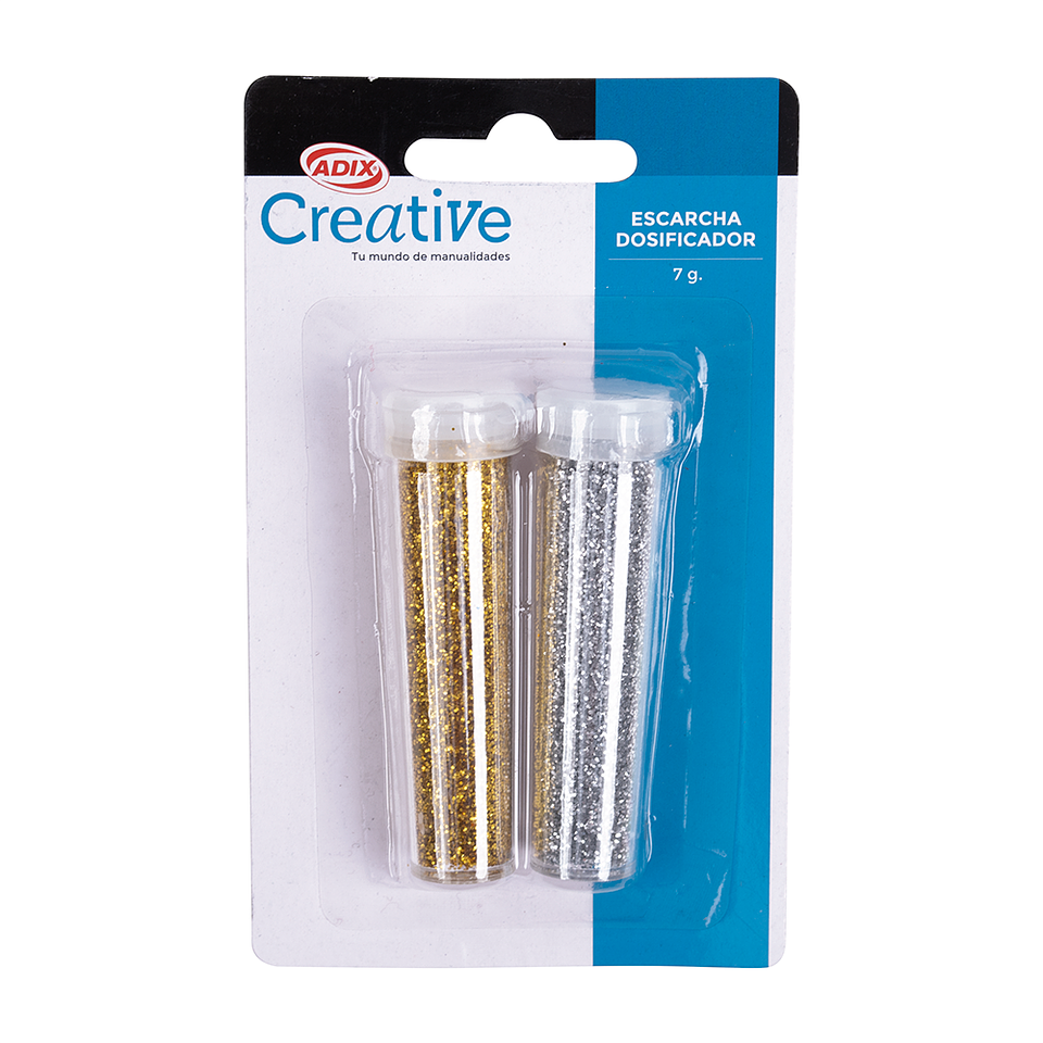 Escarcha 2U Plata/Dorado Blister Creative 1