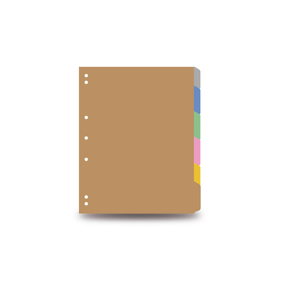 Separador Carta Opaco 6Uni Halley 1