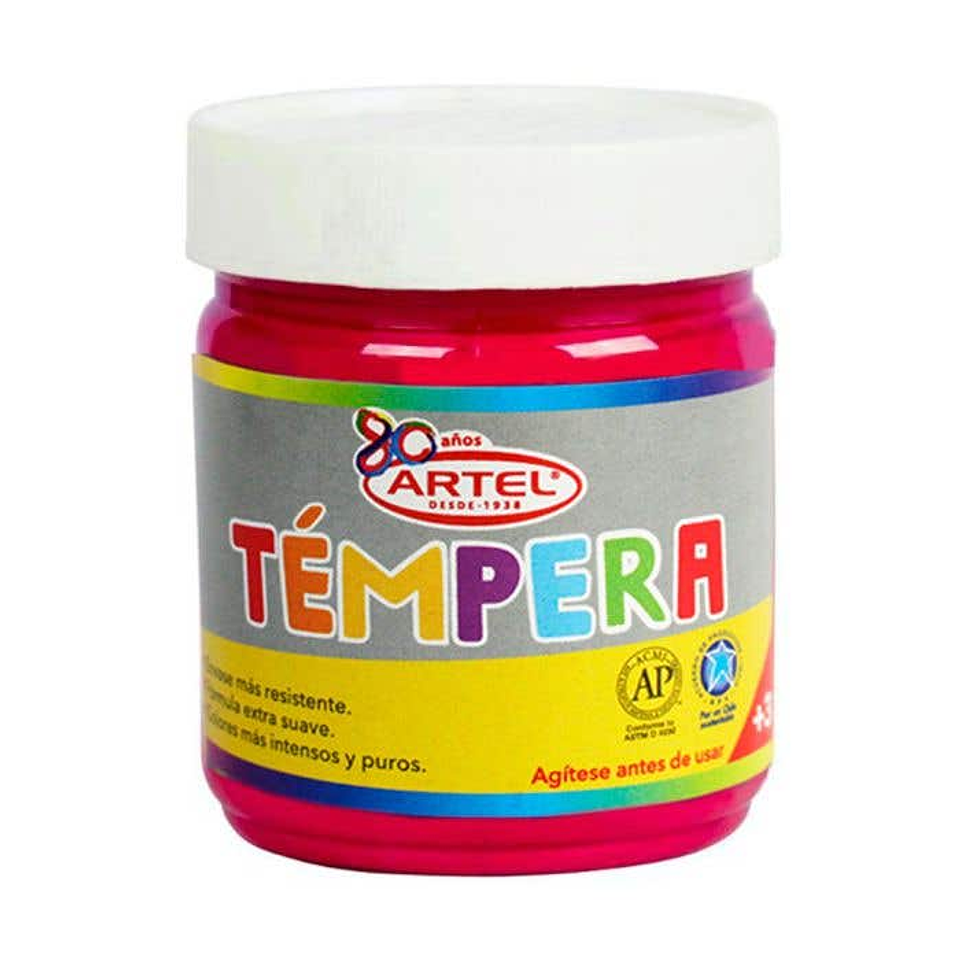 Tempera Frasco 100ml Carmin 87 Artel 1