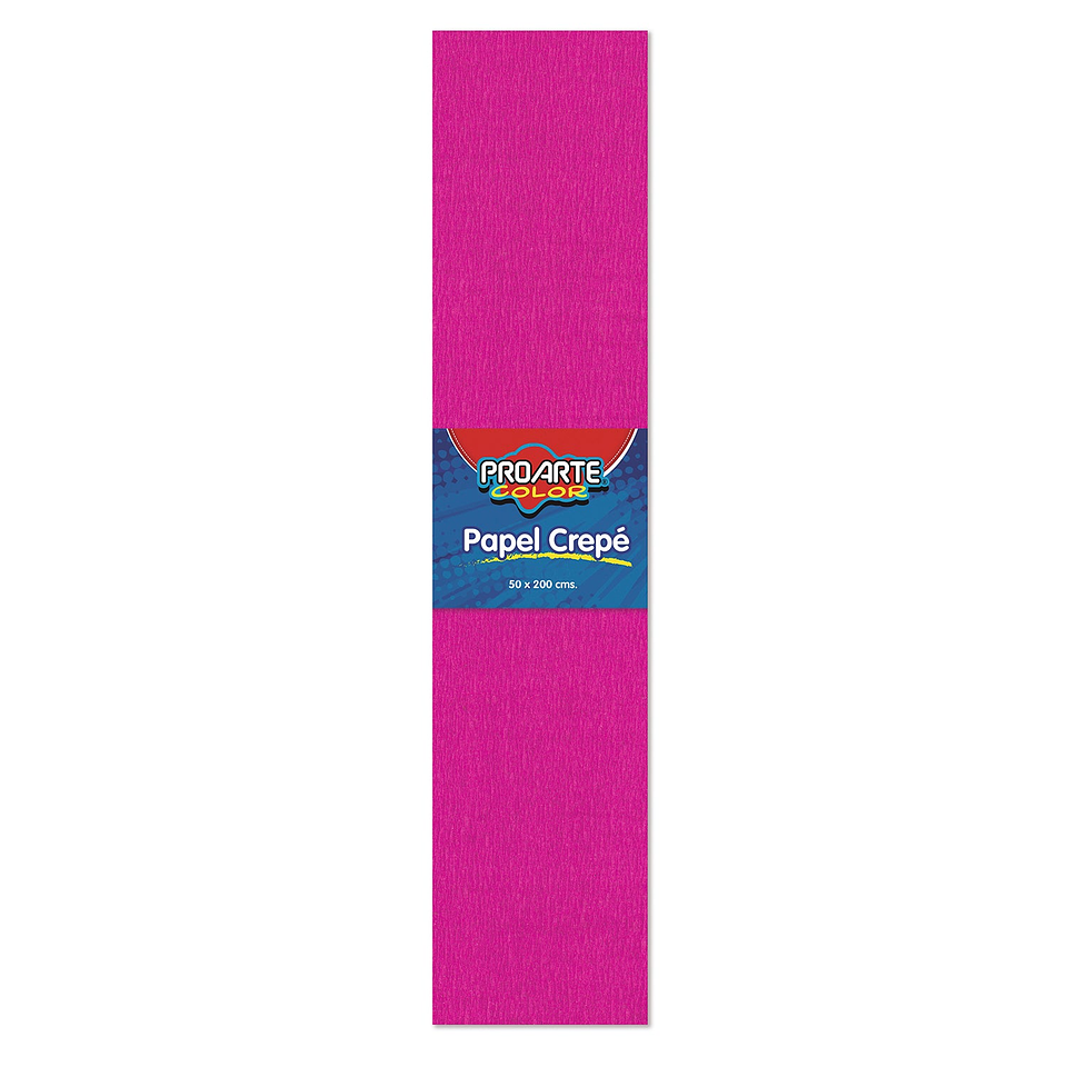 Papel Crepe Proarte 50 X 200 Cms Magenta 1