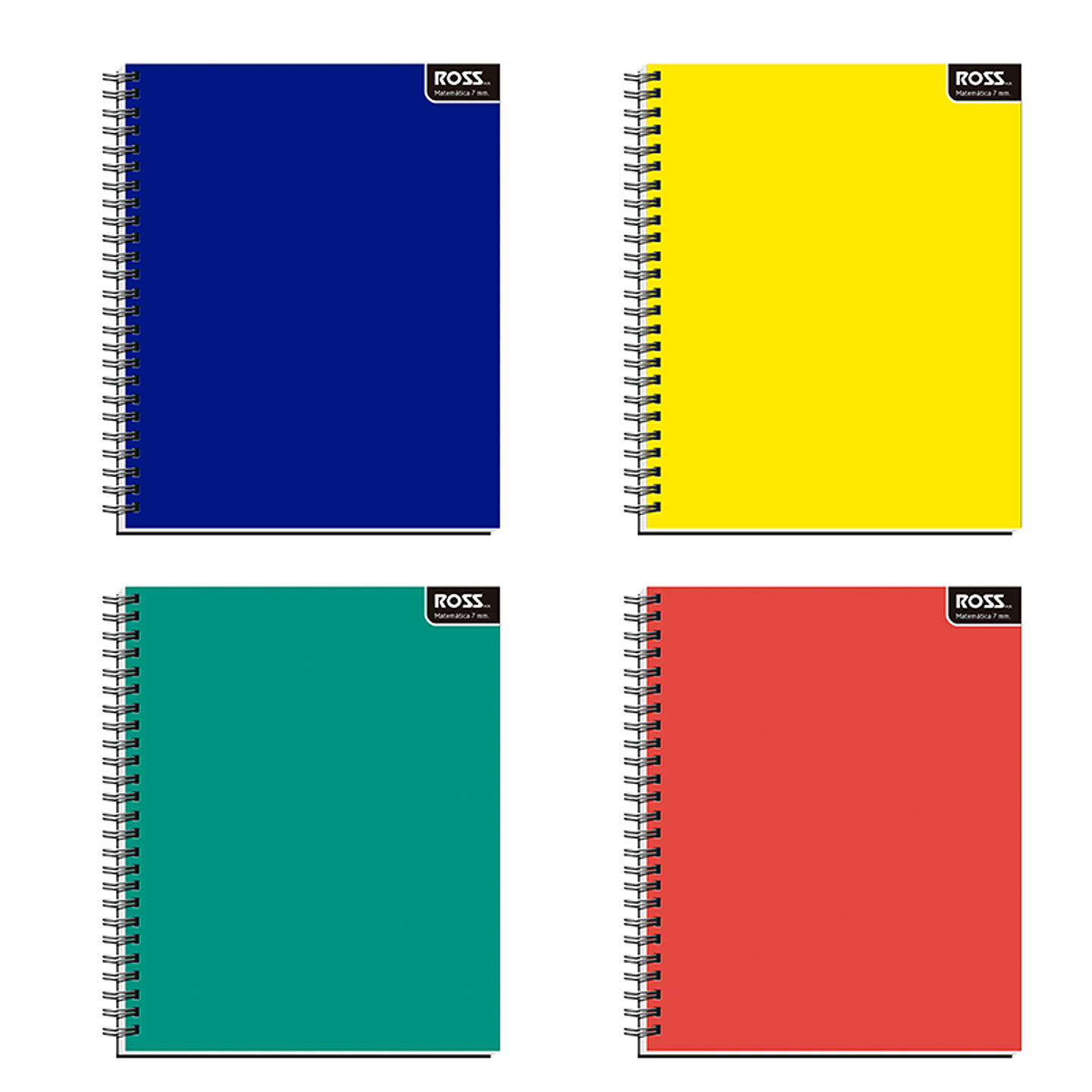 Cuaderno Universitario Liso 7mm 100hjs Ross 1