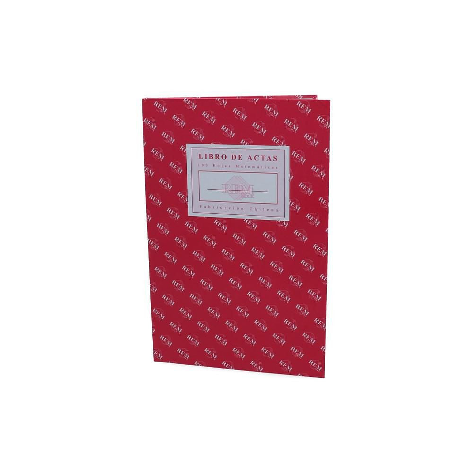 Libro De Acta 100Hjs 7Mm Foliado Rem 1