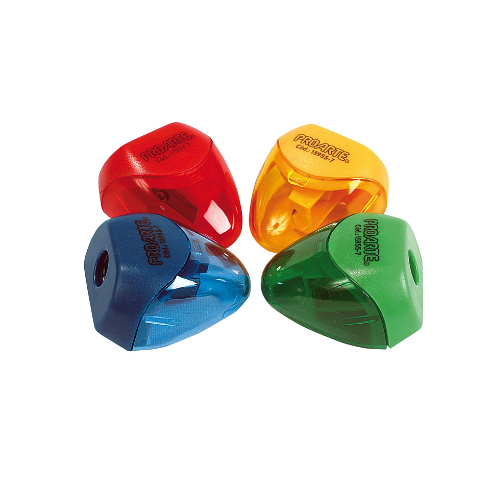 Sacapuntas Proarte Plastico C/Dep.Triangular 1