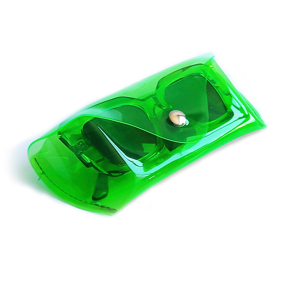 Estuche para Lentes Fluor Color Verde 1