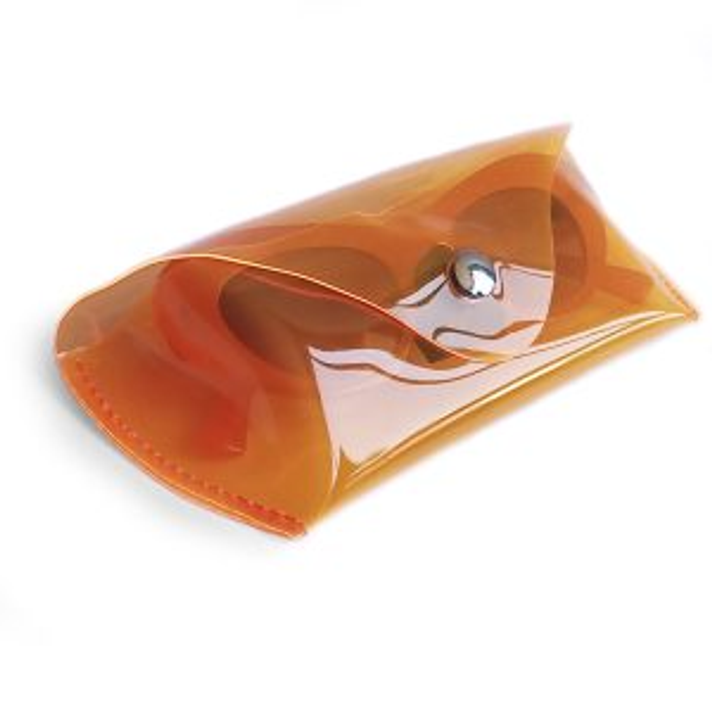 Estuche para Lentes Fluor Color Naranjo 1