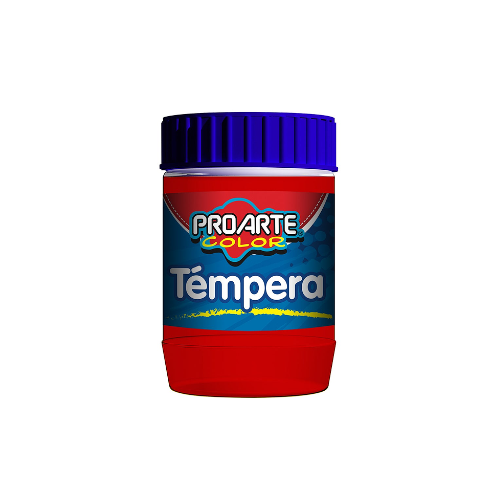 Tempera Proarte  Fco.120Ml Rojo Bermellon 1