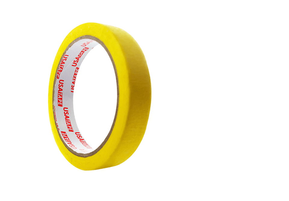 Cinta Masking Tape Pegote Amarillo 18Mm X 20Mts Usatape 1
