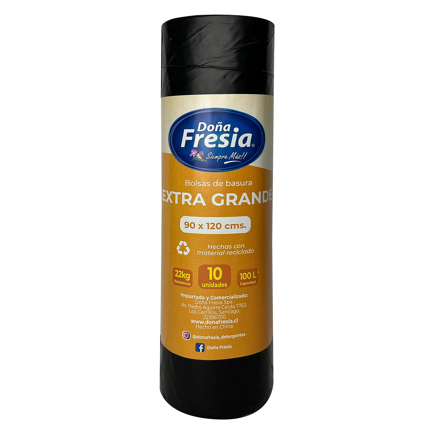 Rollo Bolsa Basura 90X120Cm Dona Fresia 10 Uni 1