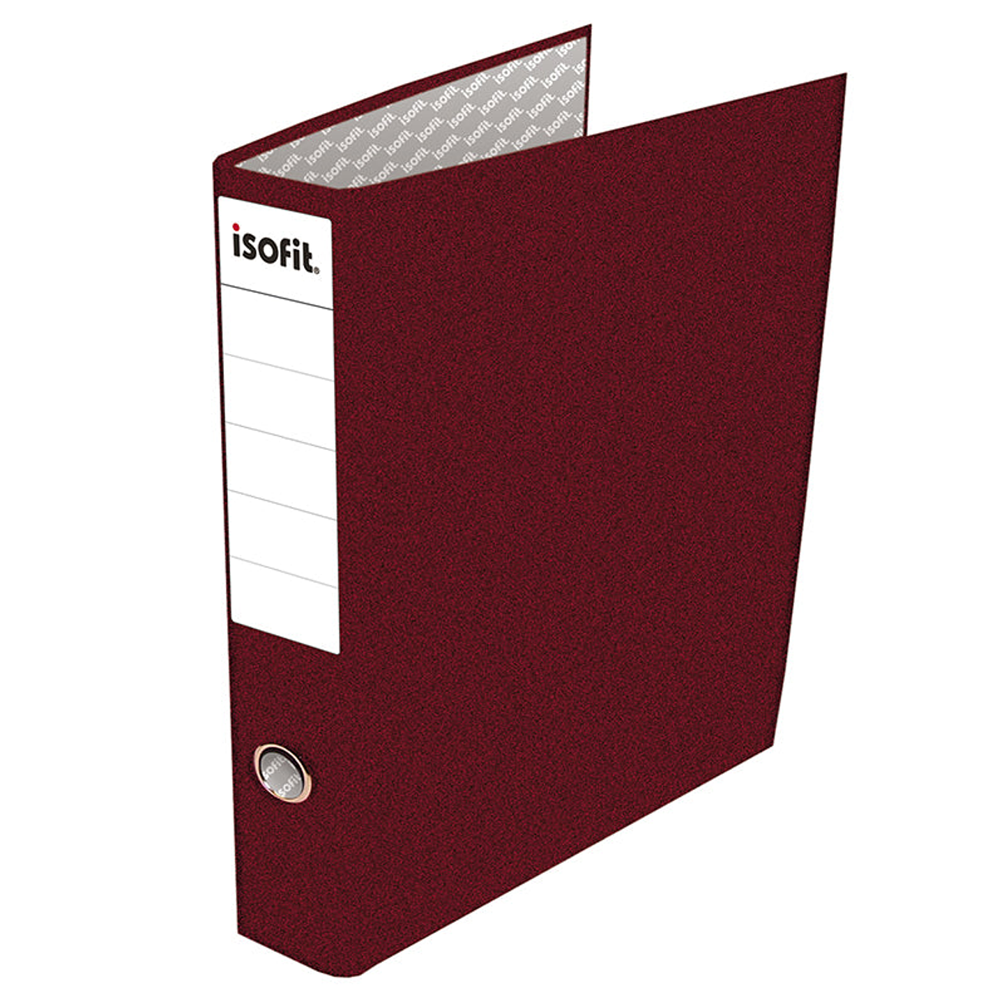 Archivador Isofit Oficio Lomo Ancho (Flat) Burdeo 1