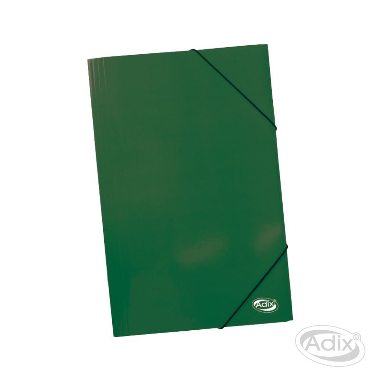 Carpeta con Elastico Oficio Color Verde Oscuro (011) Adix 1