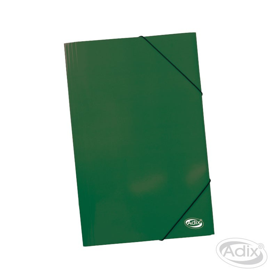 Carpeta con Elastico Oficio Color Verde Oscuro (011) Adix 1
