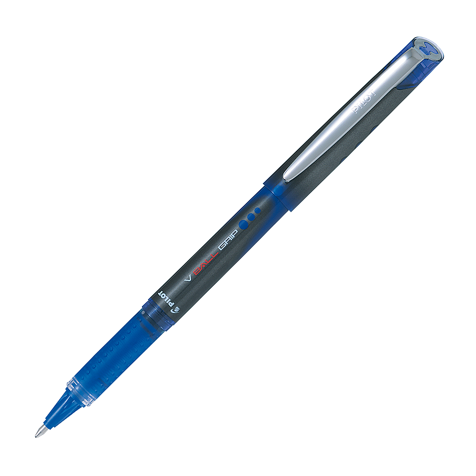 Lapiz Tinta Vball Grip 1.0Mm Azul Pilot 1