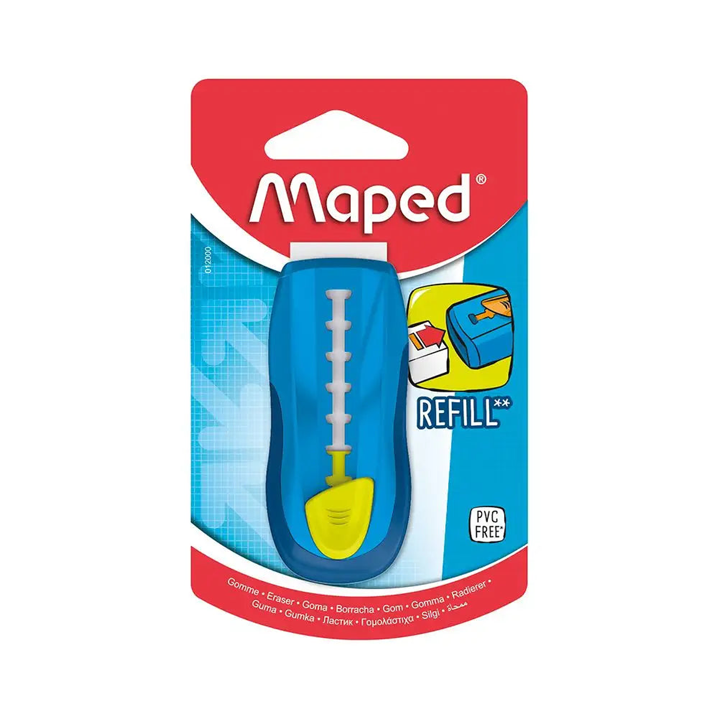 Blister Goma de Borrar Gom Stick Maped 1