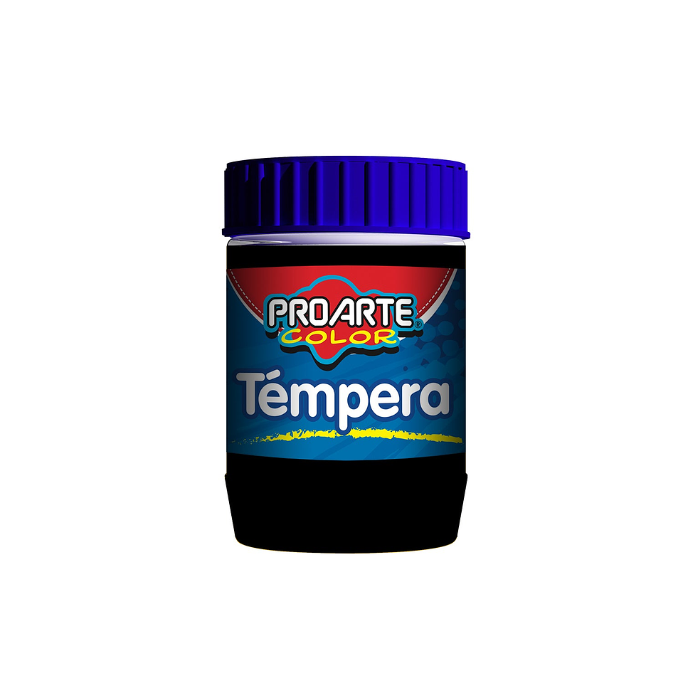 Tempera Proarte  Fco.120Ml Negro 1