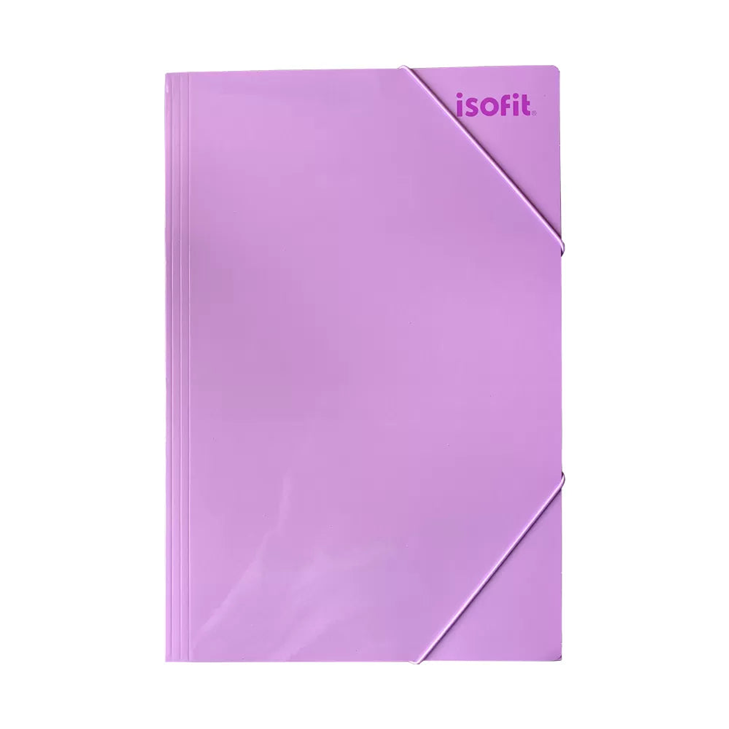 Carpeta con elastico Oficio Violeta Pastel Isofit 1