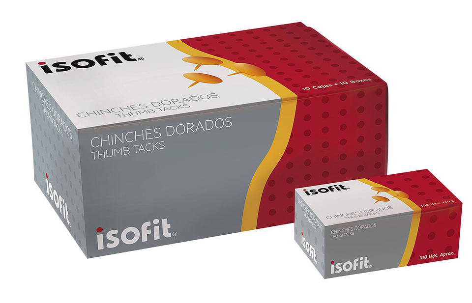 Chinche Dorado Caja De 100uni Isofit 1