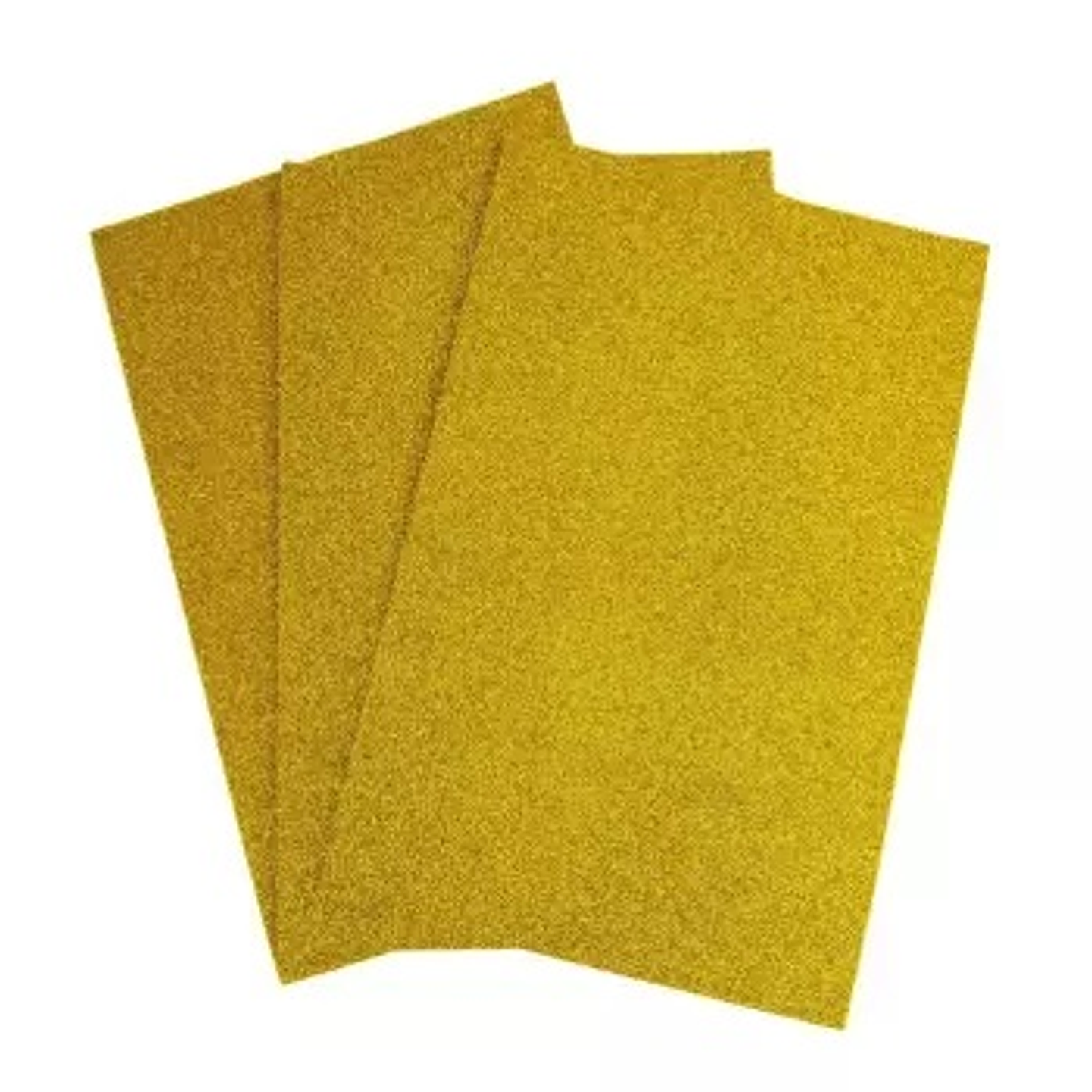 Pliego Goma Eva Glitter Color Amarillo 40X60Cm 1