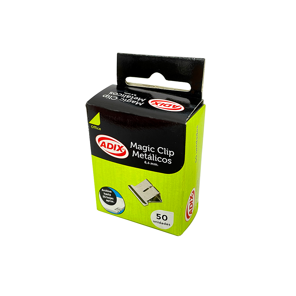 Magic Clip 6,4Mm 50U Metalico 003 Adix 1