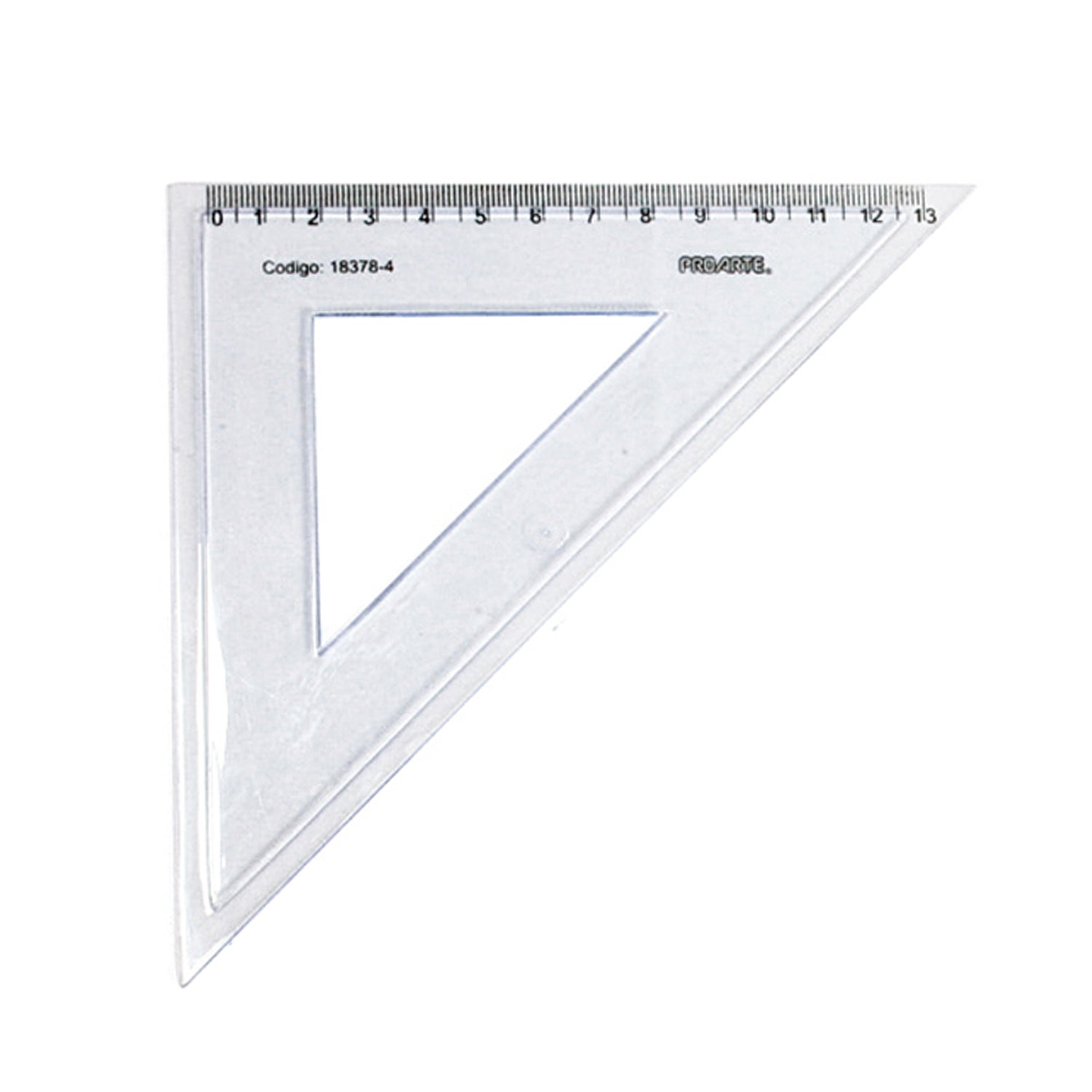 Escuadra Biselada Proarte 25 Cms.45° Humo 1