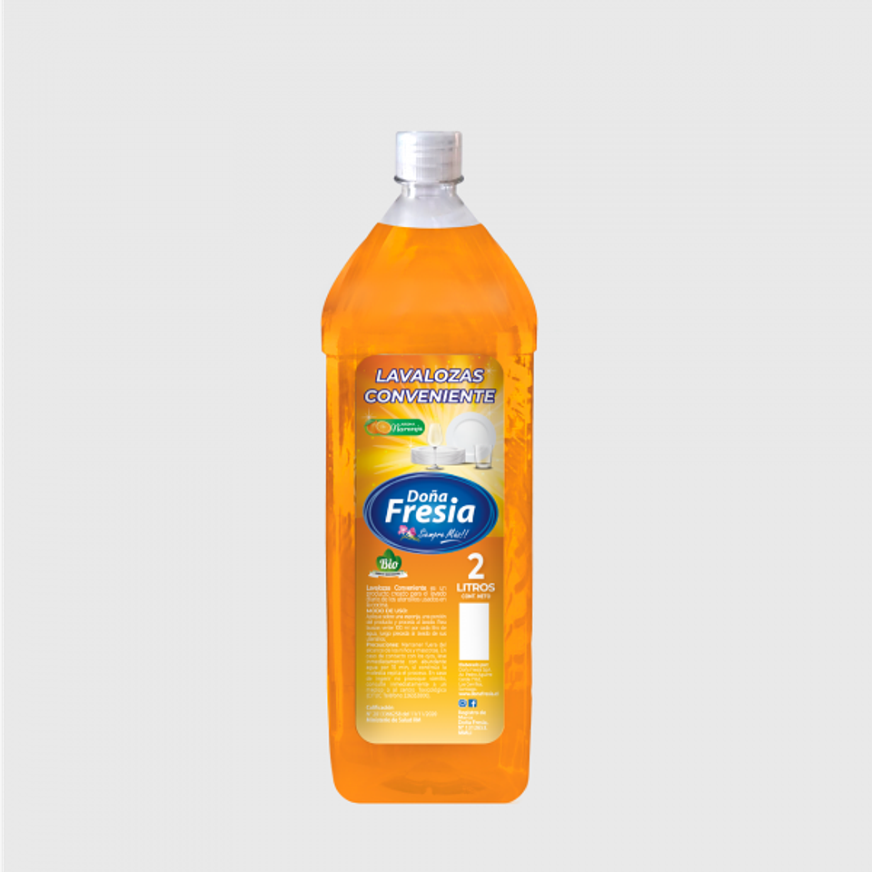 Lavaloza Dona Fresia Conveniente Naranja 2L 1