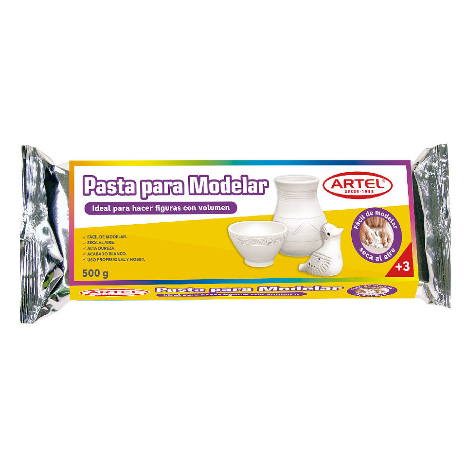 Pasta Modelar Secado Al Aire 1/2 Kg 1