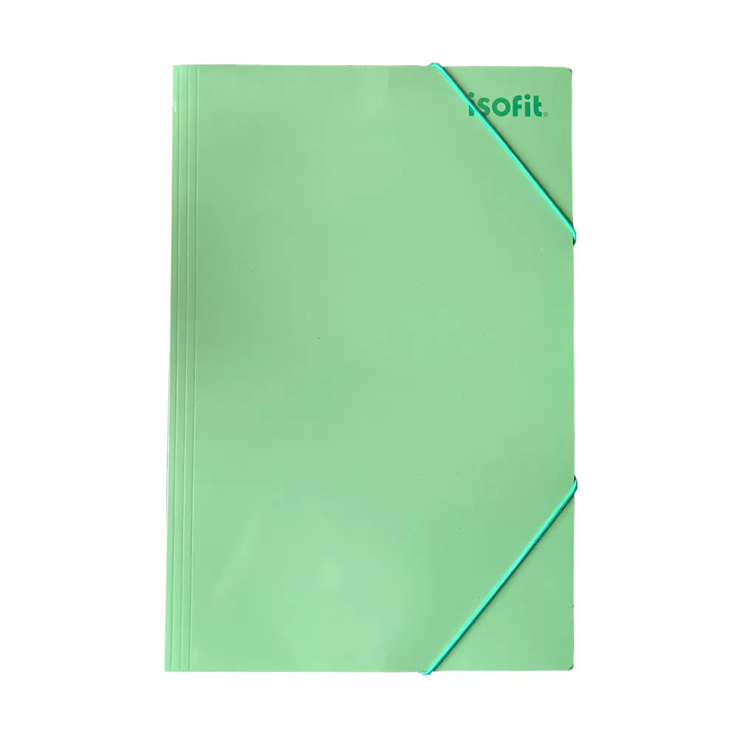 Carpeta con elastico Oficio Menta Pastel Isofit 1