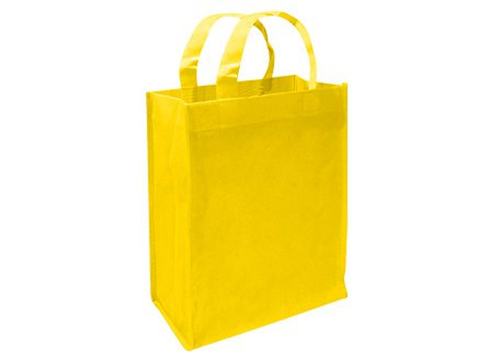 Bolsa Ecologica TNT 25x30x8 Color Amarillo 1