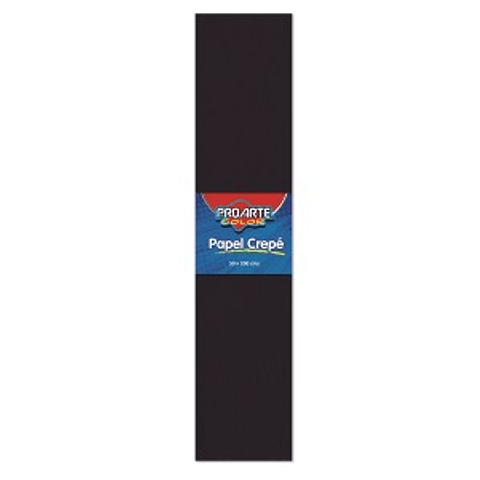 Papel Crepe Proarte 50 X 200 Cms Negro
