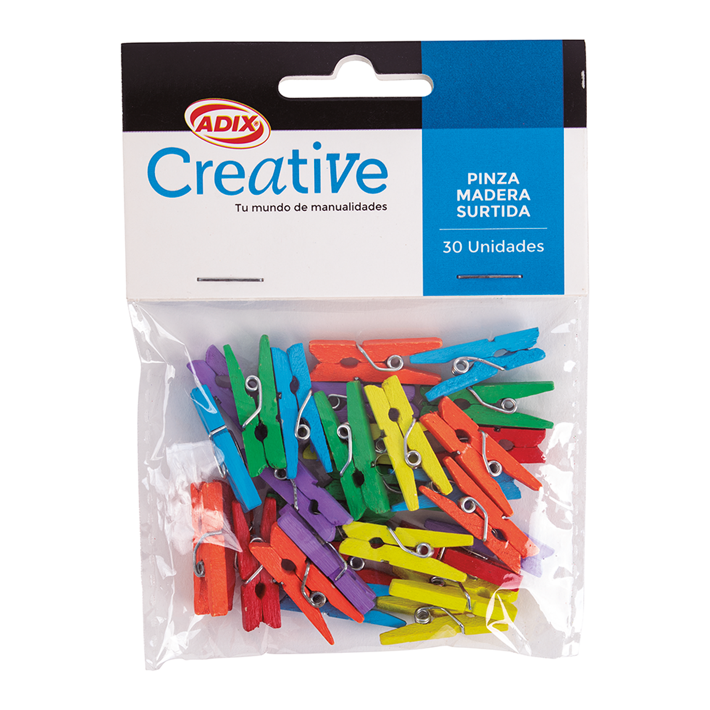 Pinza Madera 30U Surtida (020) Creative 1