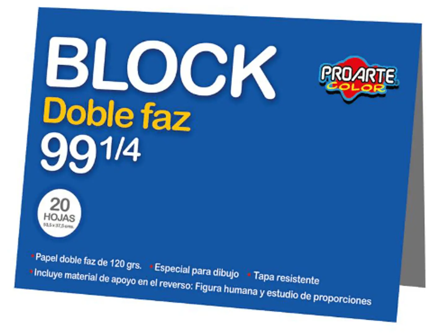 Block Medio Grande 99 1/4 Doble Faz 20hjs 53,5X37,5 Proarte 1