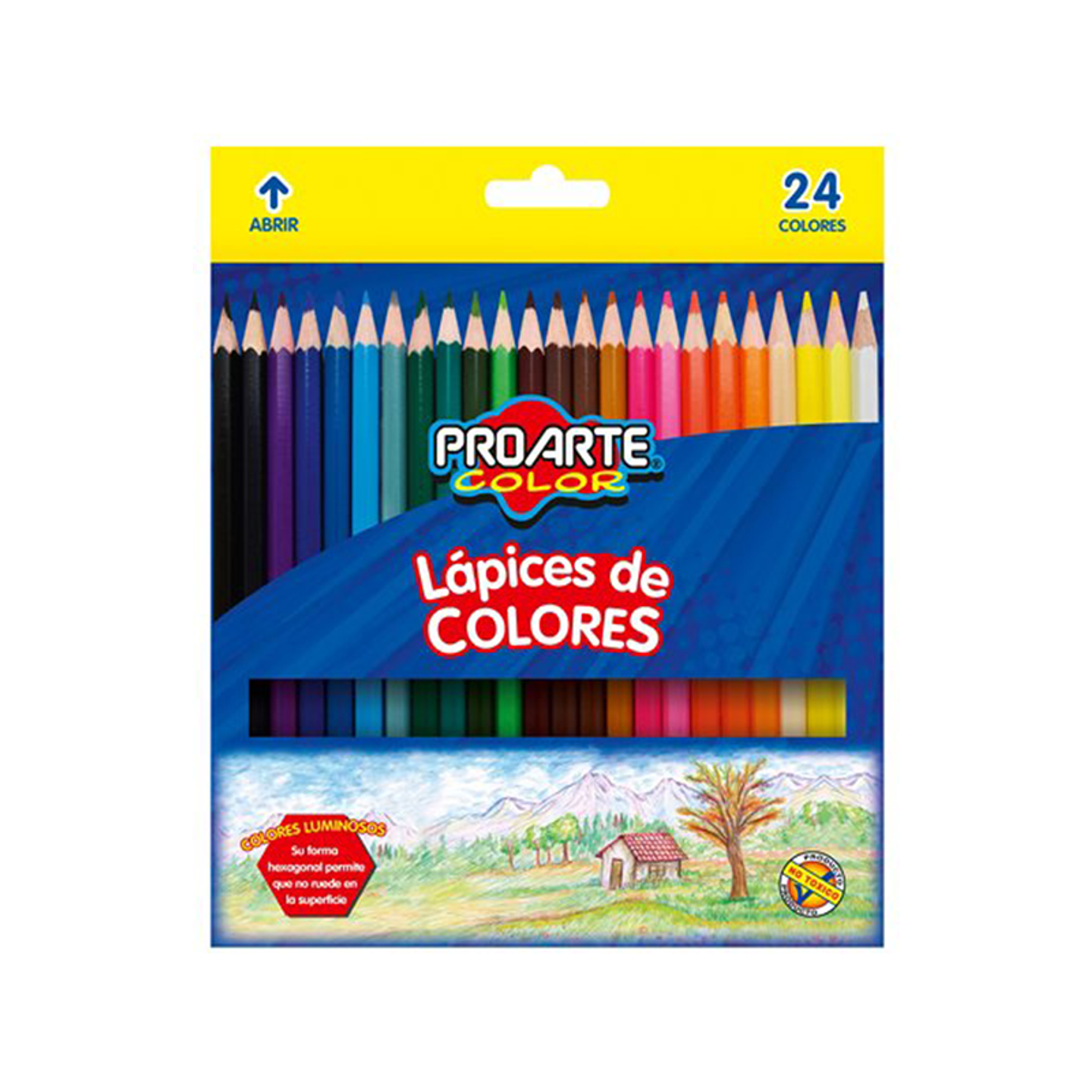 Lapices De Color Proarte 24 Largos 1