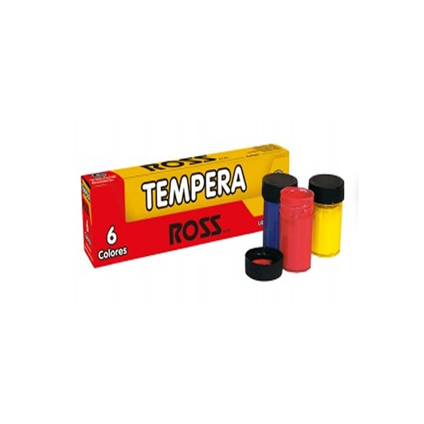 Tempera 6 Colores 15cc Ross 1