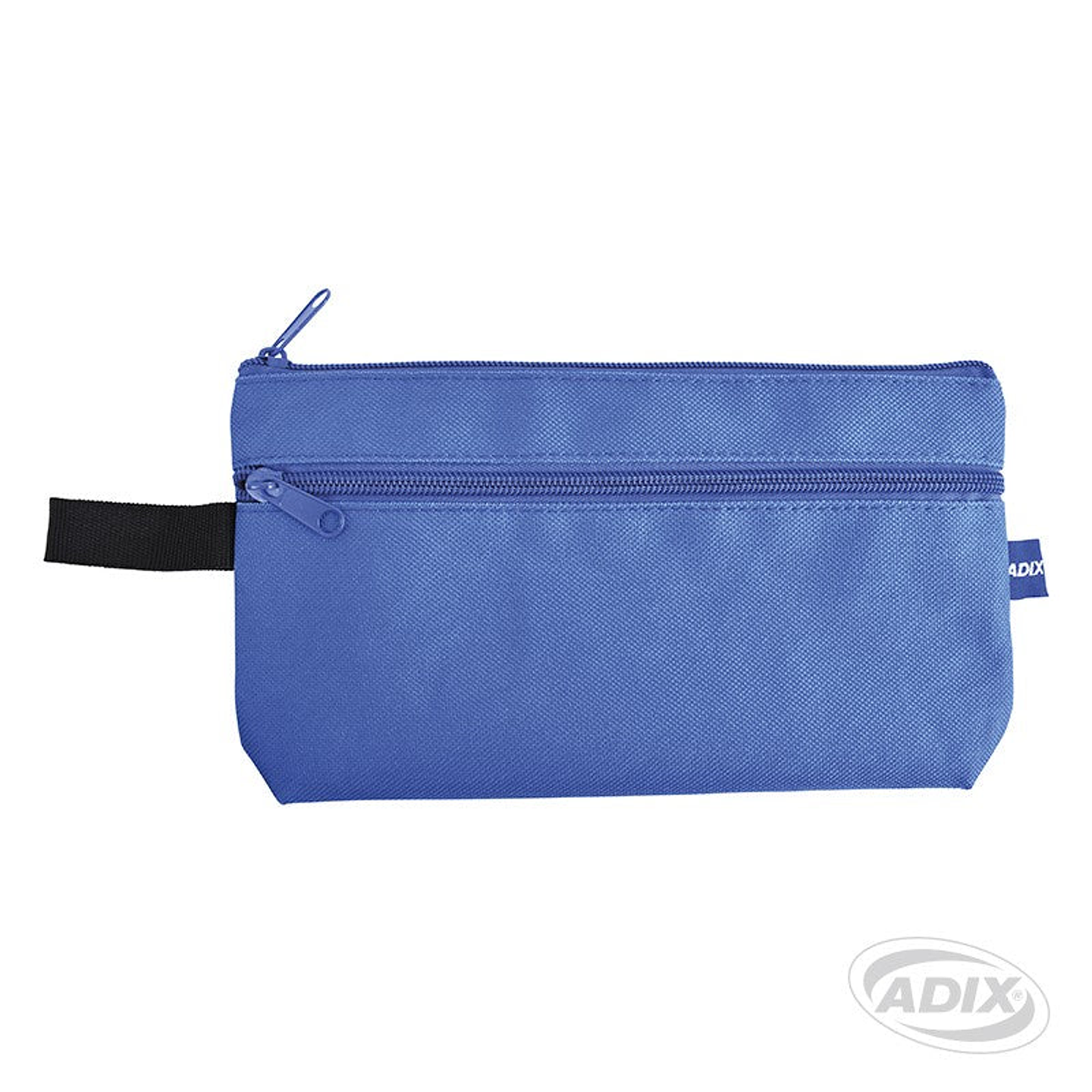 Estuche Escolar Doble Cierre Color Azul Adix 1