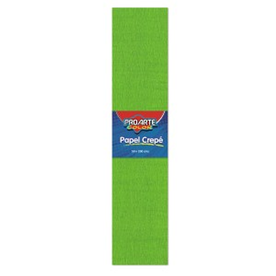 Papel Crepe Proarte 50 X 200 Cms Verde Claro 1