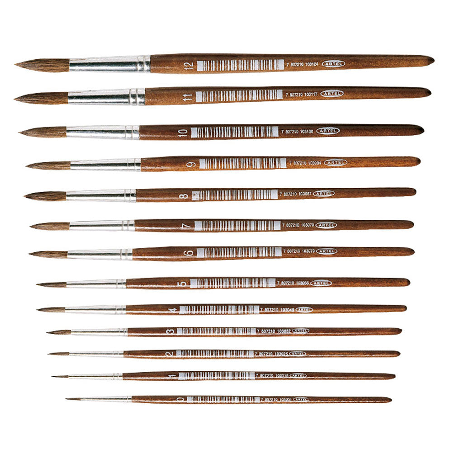 Pincel Escolar Redondo Pelo Pony 103 Número 7 Artel 1