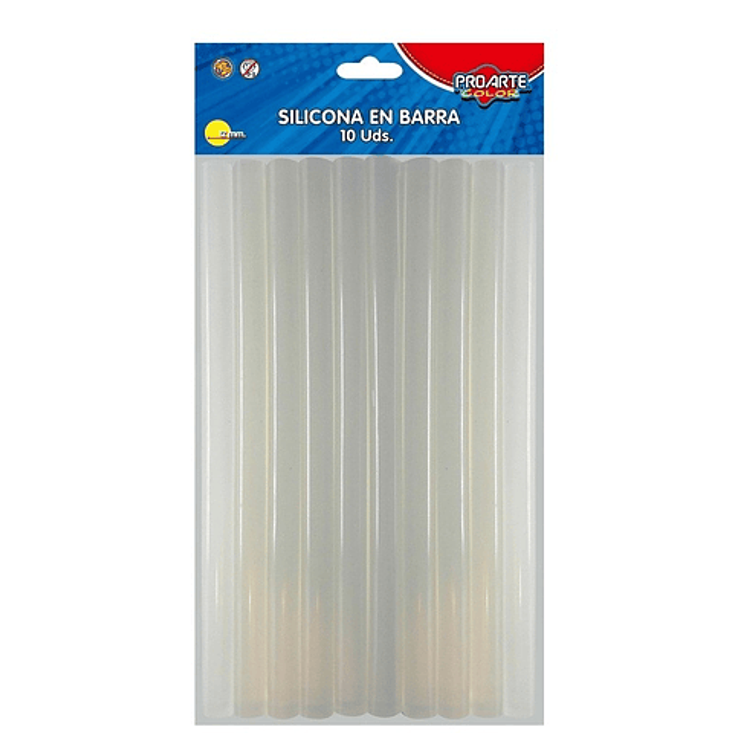 Blister Silicona en Barra 12mm 10uni Proarte 1