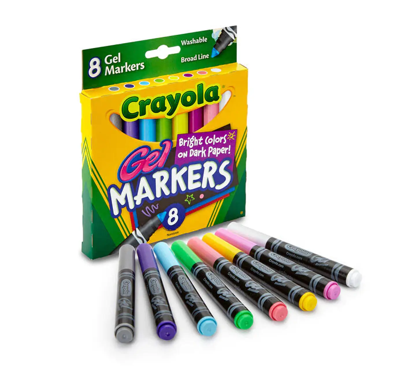 Marcadores Gel Lavables 8 Unidades Crayola 1