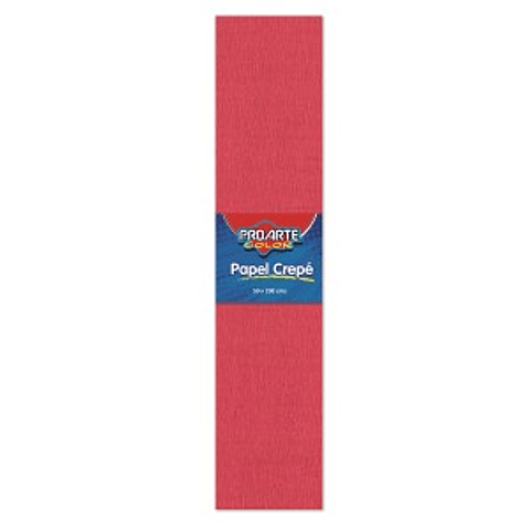 Papel Crepe Proarte 50 X 200 Cms Rojo Bemellon