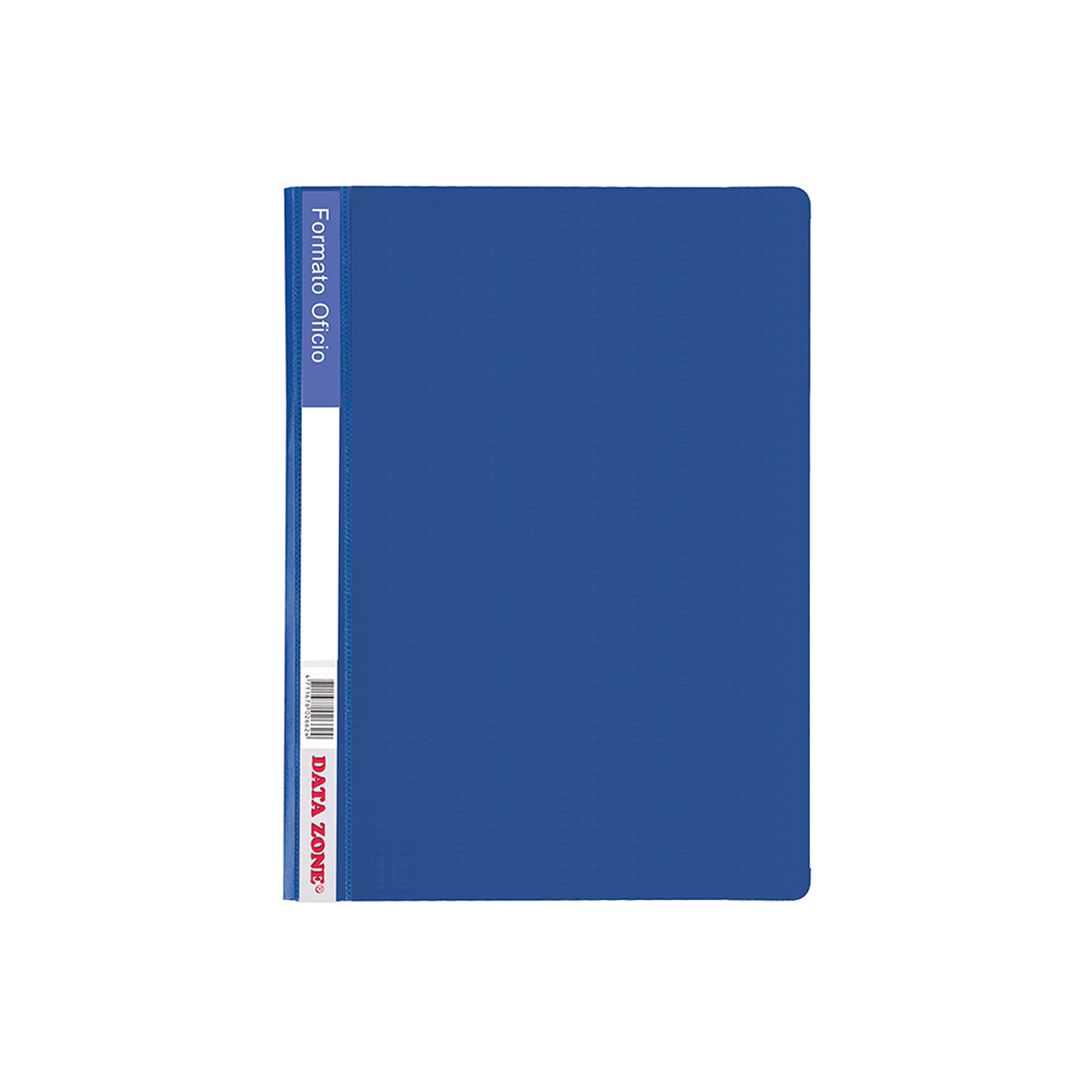 Archivador Rapido Oficio c/ fastener Tapa Transparente Azul Datazone 1