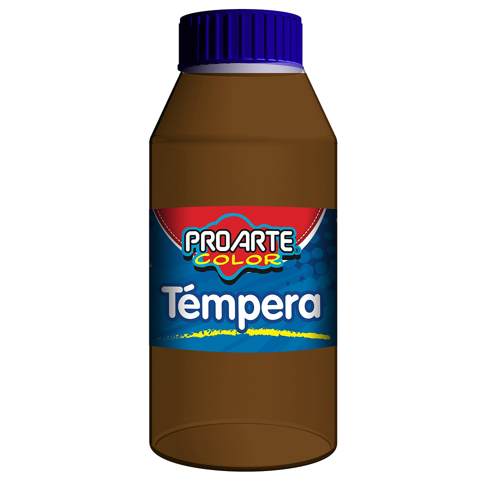 Tempera Frasco 500ml Cafe Pardo Proarte 1