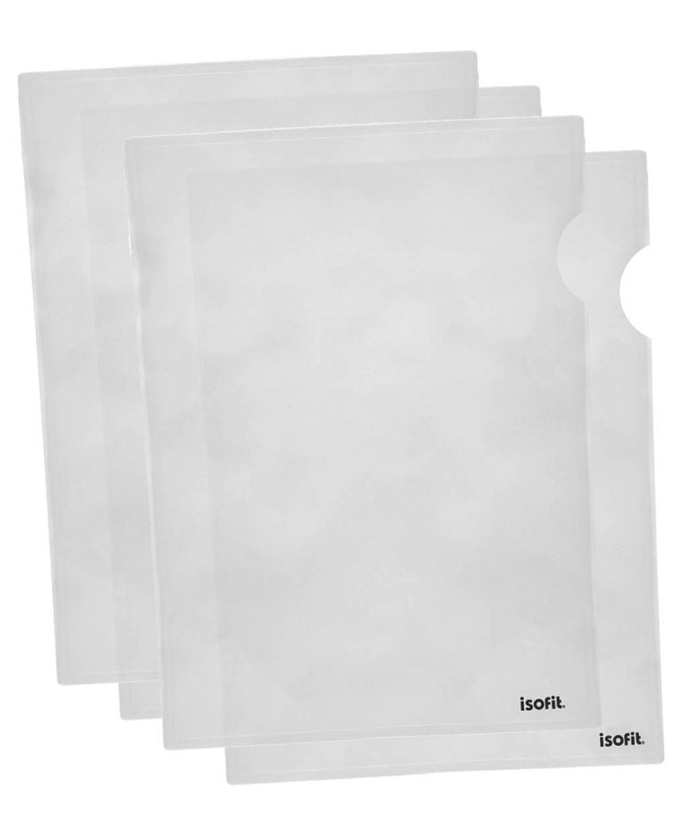 Carpeta L A4 Transparente Isofit 1